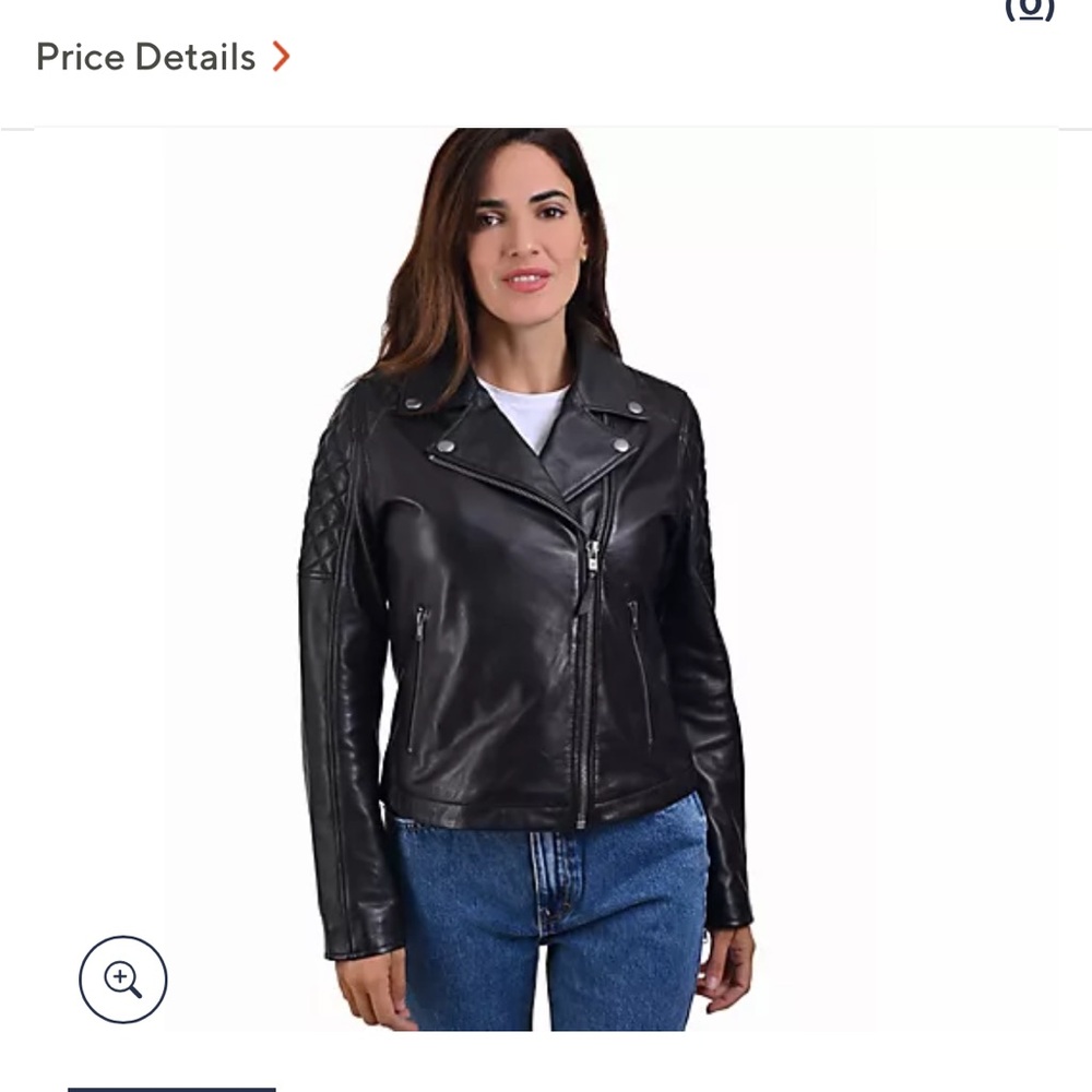 Frye Biker Jacket in Soft Lamb - Picture 6 of 6